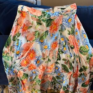 Beautiful Alice and Olivia Floral Skirt